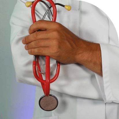 doctor holding stethoscope
